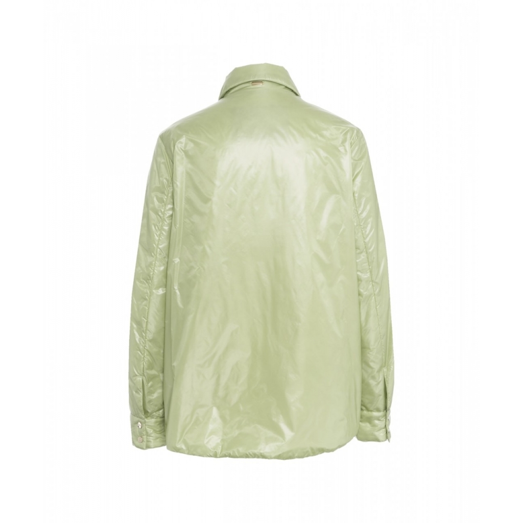 Overshirt leggermente imbottita verde