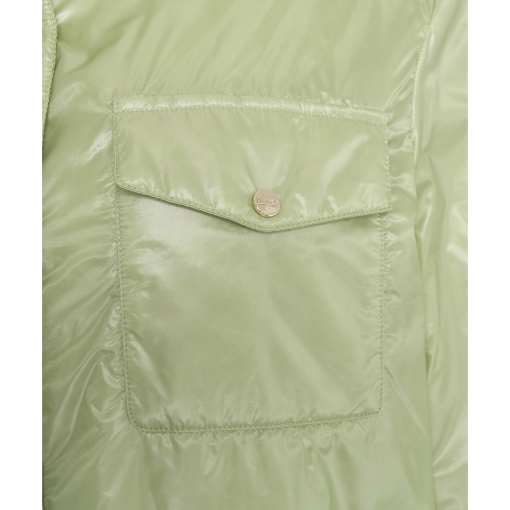 Overshirt leggermente imbottita verde