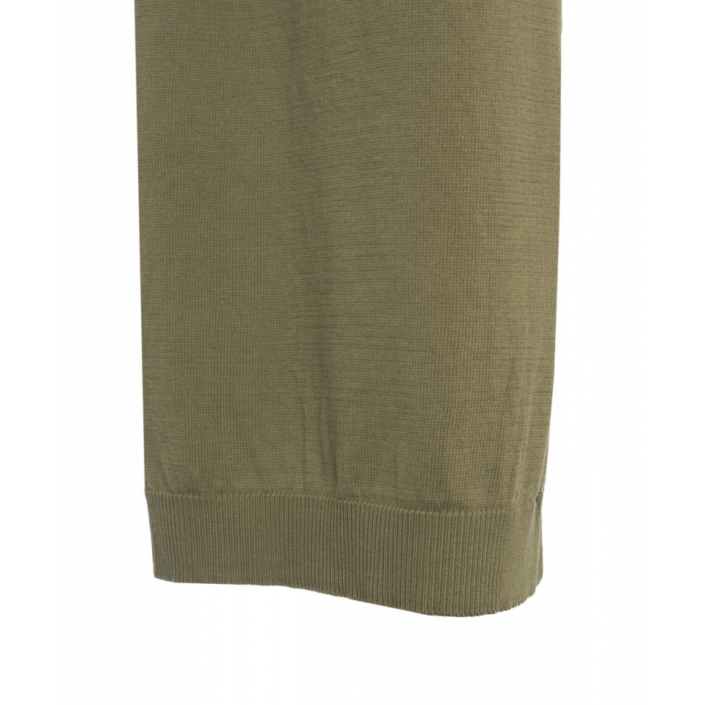 Pantaloni wide leg in maglia verde