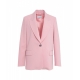 Blazer monopetto rosa