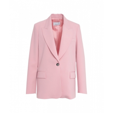 Blazer monopetto rosa