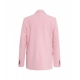 Blazer monopetto rosa