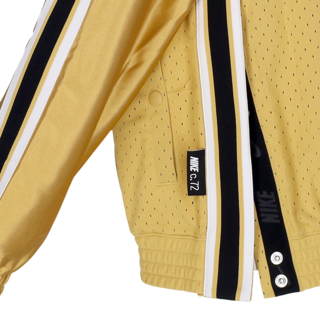 giacca tuta uomo premium basketball jacket WHEAT GOLD/WHEAT GOLD/WHITE