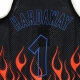 canotta basket uomo nba swingman jersey flames hardwood classics no1 penny hardaway 1994-95 orlmag BLACK/BLACK/MULTI COLOR