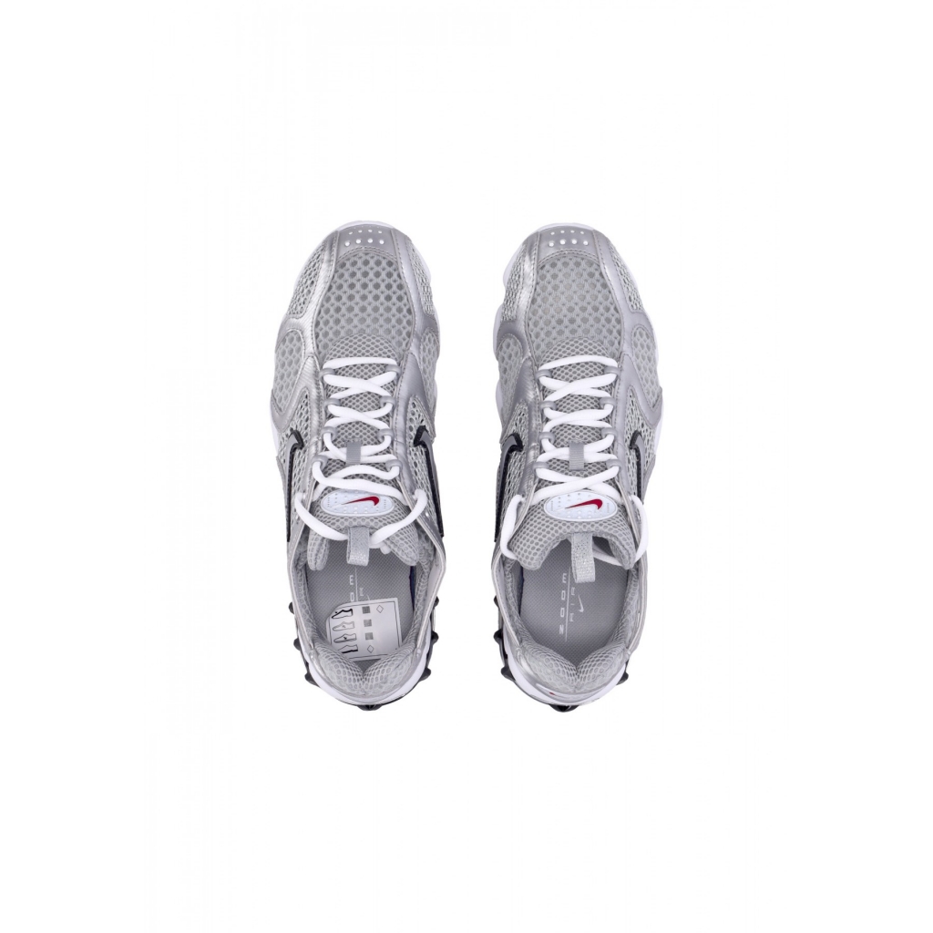 scarpa bassa uomo air zoom spiridon cage 2 LT SMOKE GREY/METALLIC SILVER