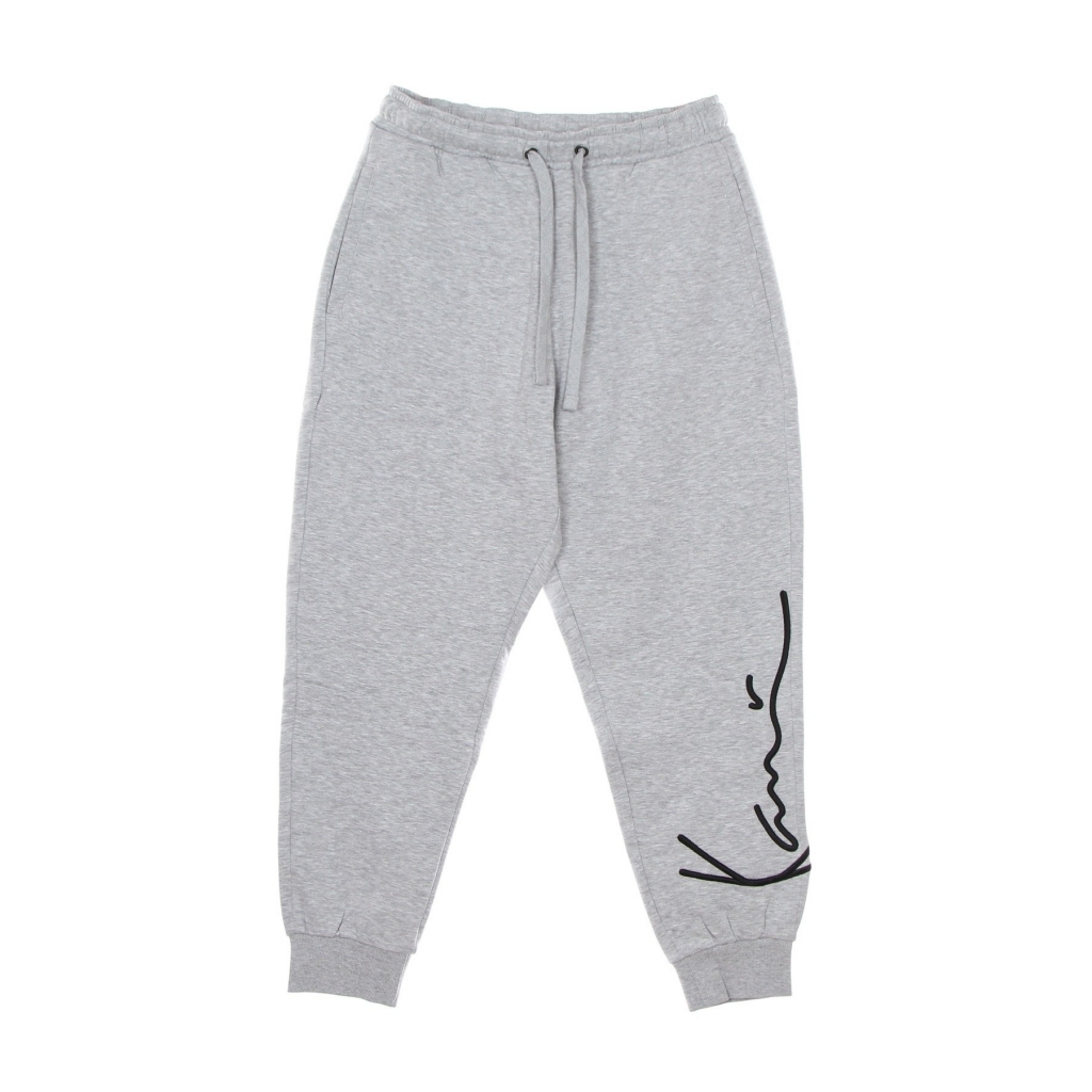 pantalone tuta felpato uomo signature retro sweatpants ASH GREY