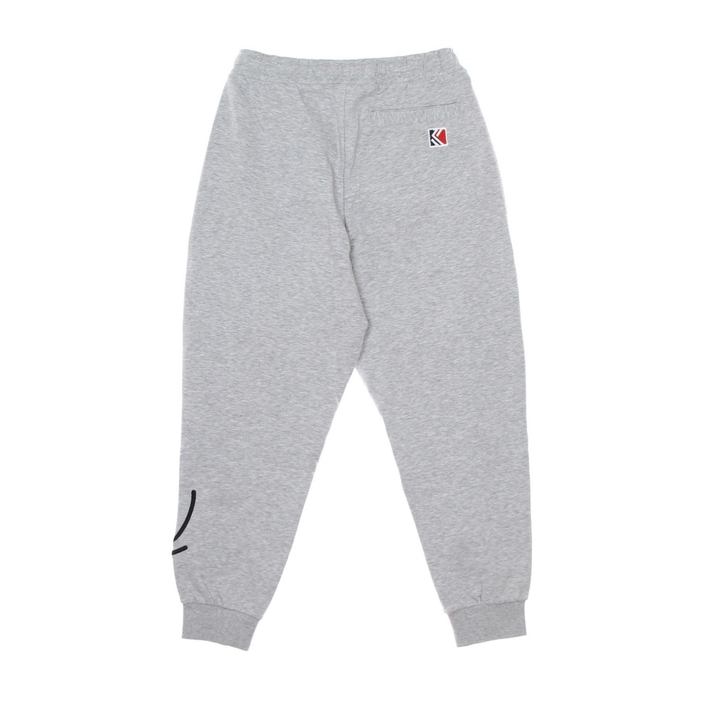 pantalone tuta felpato uomo signature retro sweatpants ASH GREY