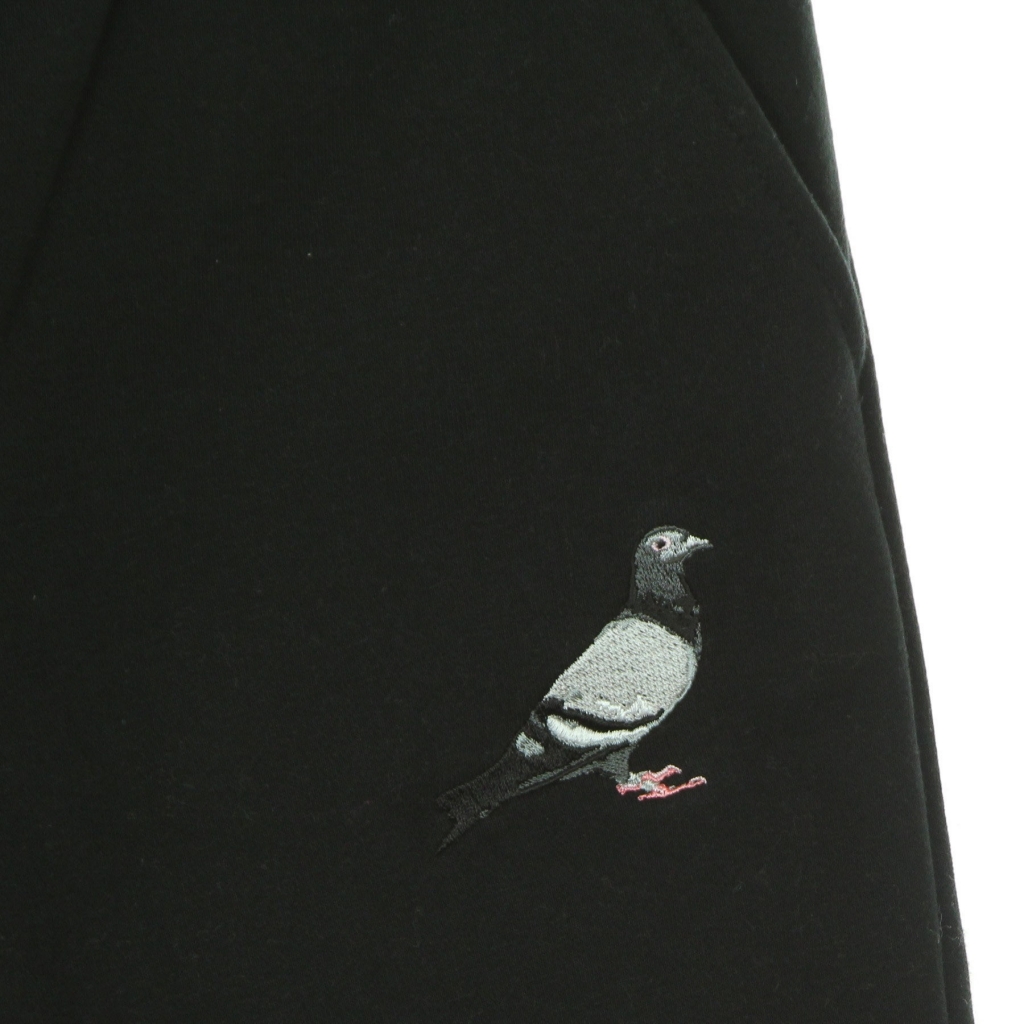 pantalone tuta felpato uomo pigeon logo sweatpant BLACK