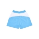 pantalone corto tuta felpato uomo fleece short SKY RUSH/WHITE