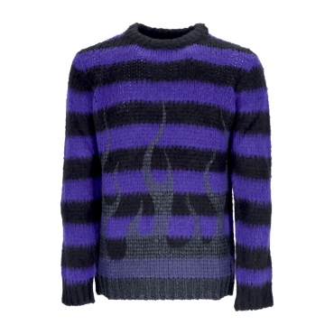 maglione uomo black flames jumper PURPLE