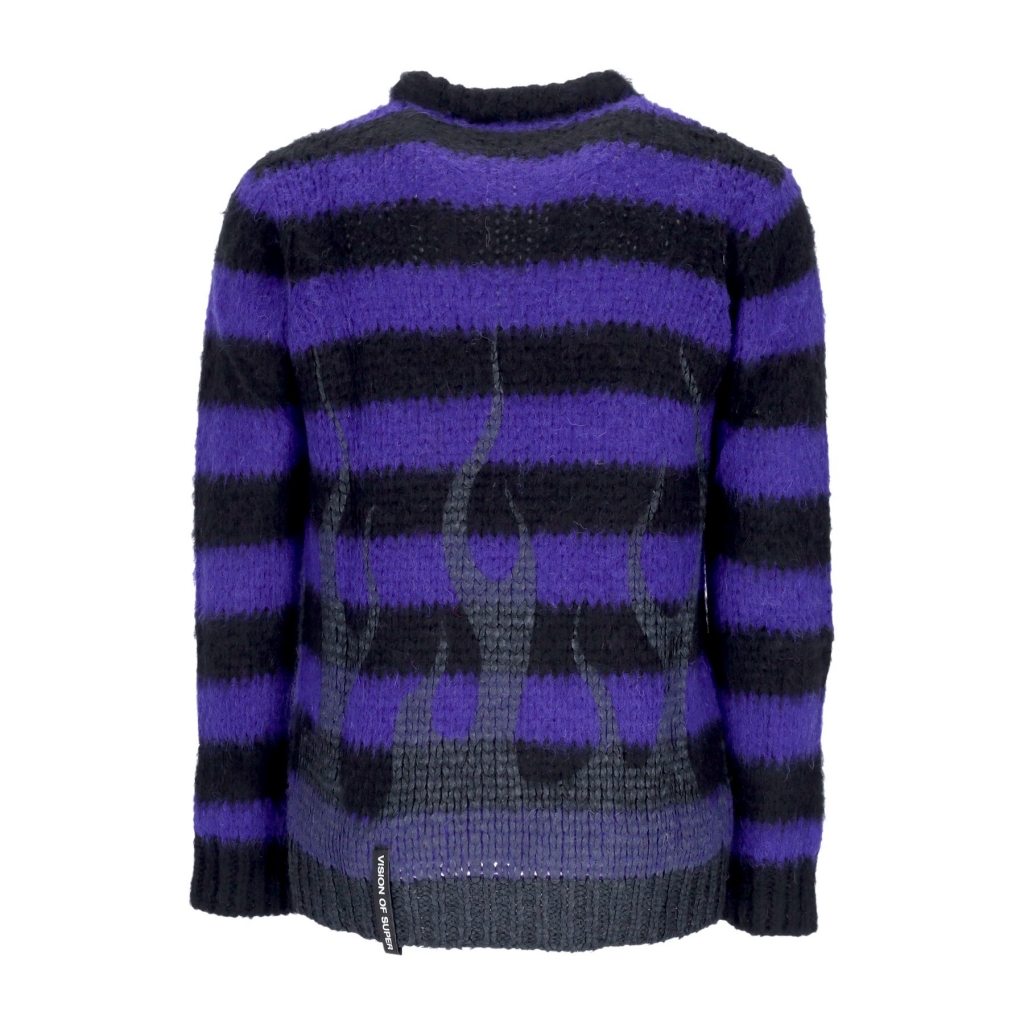 maglione uomo black flames jumper PURPLE