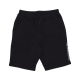 pantalone corto tuta felpato uomo zumu short BLACK