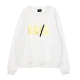 felpa leggera girocollo uomo god gold sweatshirt WHITE