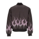 giubbotto bomber uomo flames bomber BLACK/PURPLE