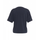 T-shirt a girocollo blu