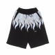 pantalone corto tuta uomo new flames shorts BLACK