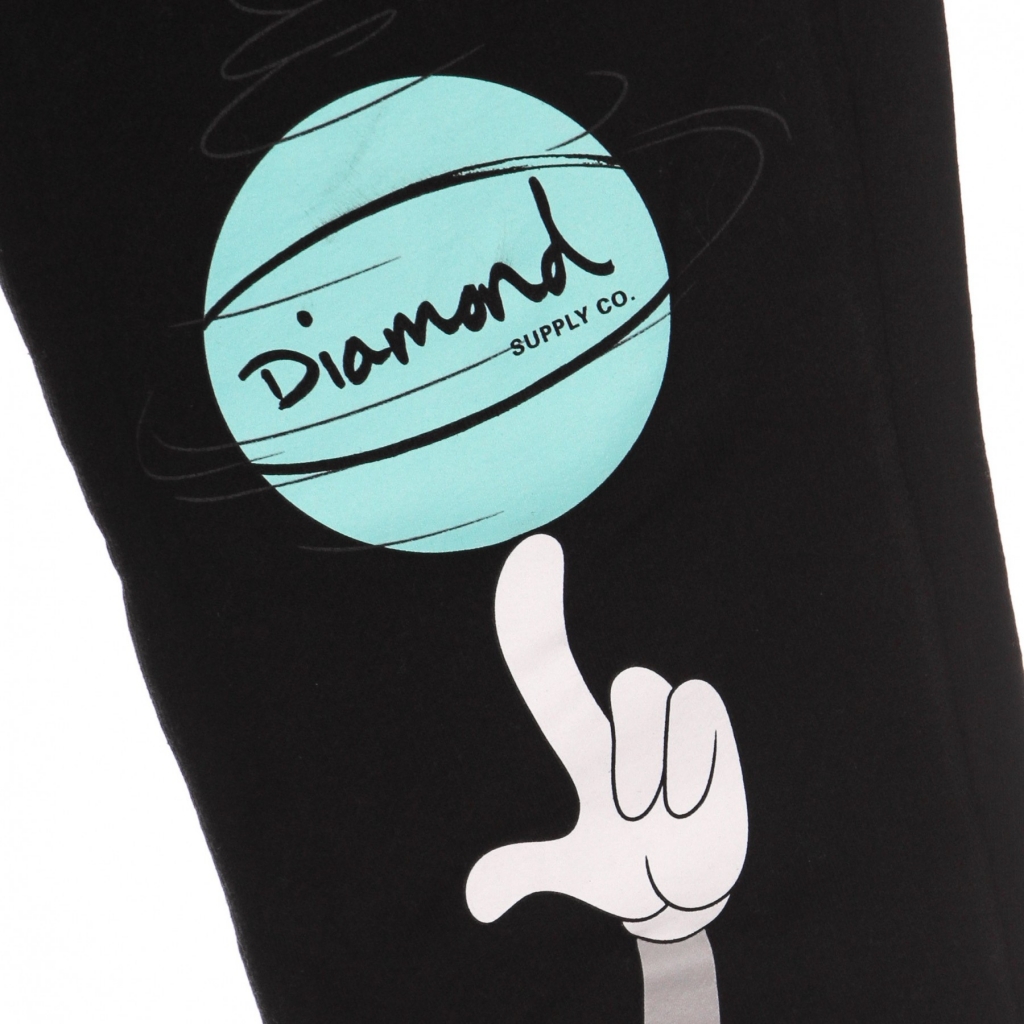 pantalone tuta felpato uomo tune squad diamond ball sweatpant x space jam 2 BLACK