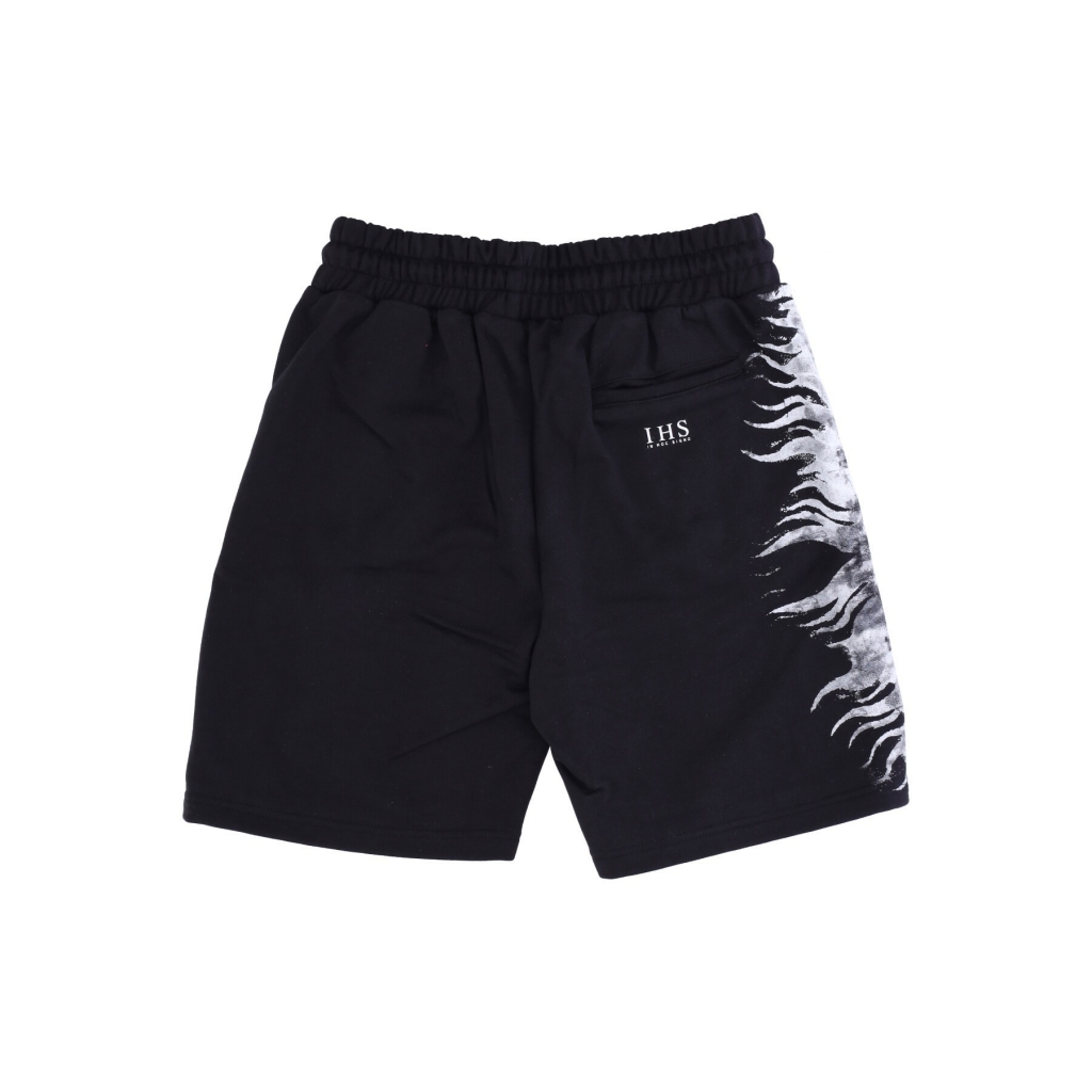 pantalone corto tuta uomo respect your demon short BLACK