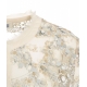 Giacca con paillettes Bethina beige