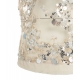 Top con paillettes Manira beige