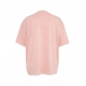 T-shirt con stampa rosa