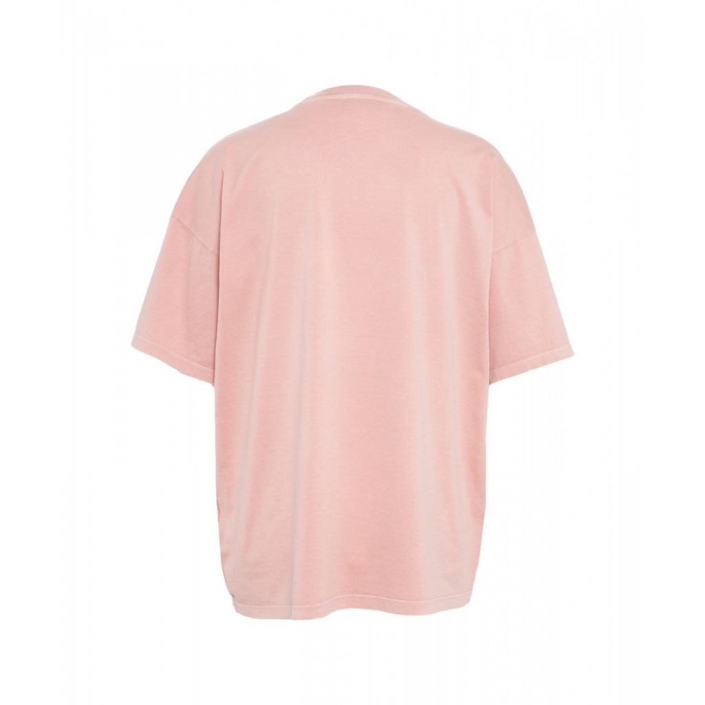 T-shirt con stampa rosa