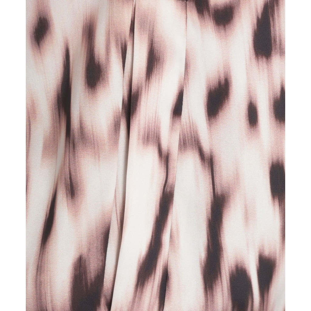 Bomber in stampa animalier marrone