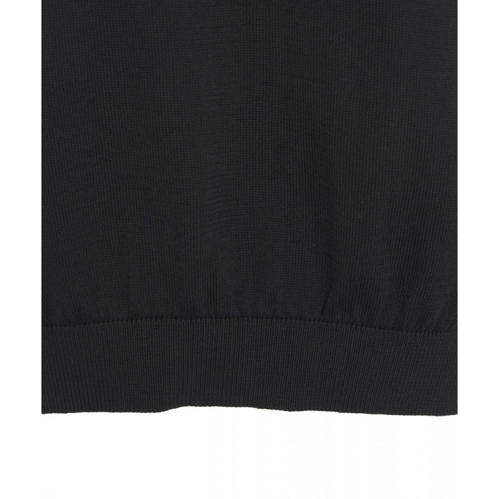 Top in maglia asimmetrico nero