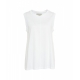 Top in cotone bianco