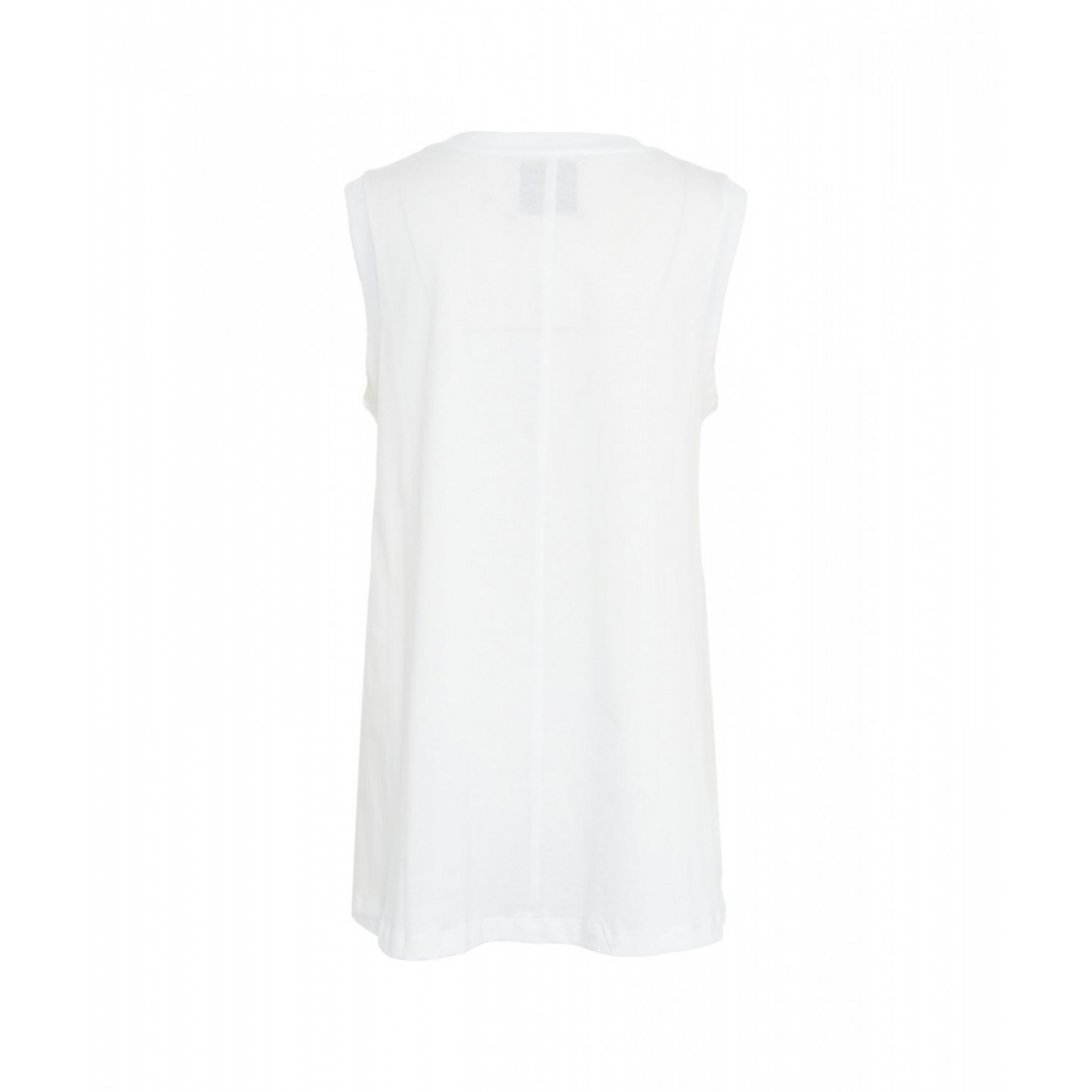 Top in cotone bianco