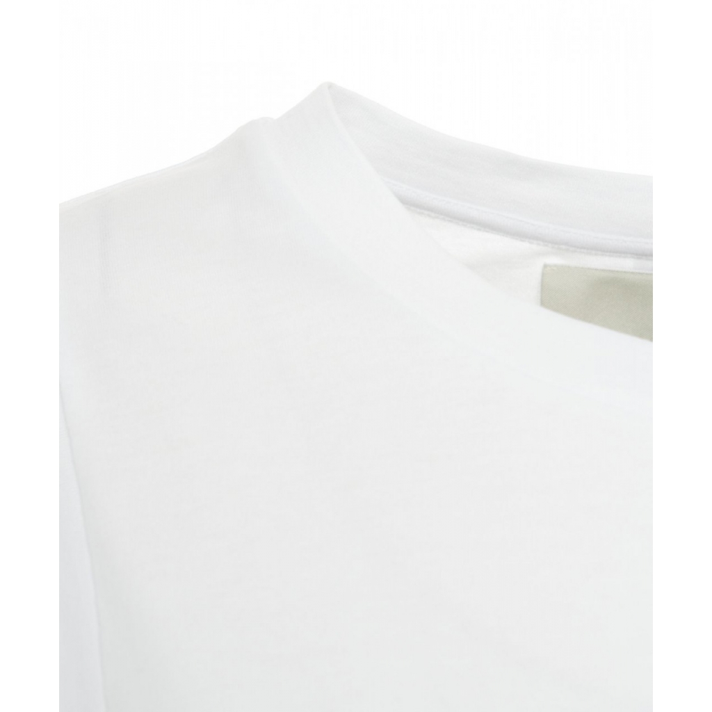 Top in cotone bianco