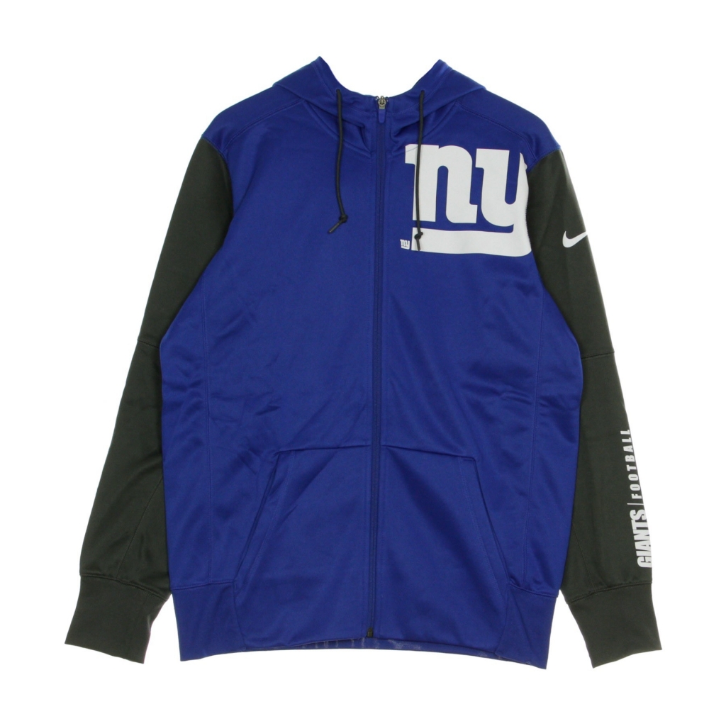 giacca tuta cappuccio uomo nfl left chest mascot full zip therma hoodie neygia ORIGINAL TEAM COLORS