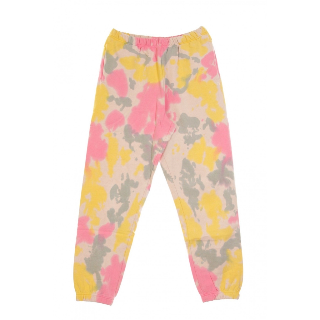 pantalone tuta felpato uomo sustainable tie dye sweatpant YELLOW MULTI