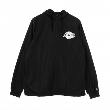 giacca a vento infilabile uomo nba metallic windbreaker loslak BLACK