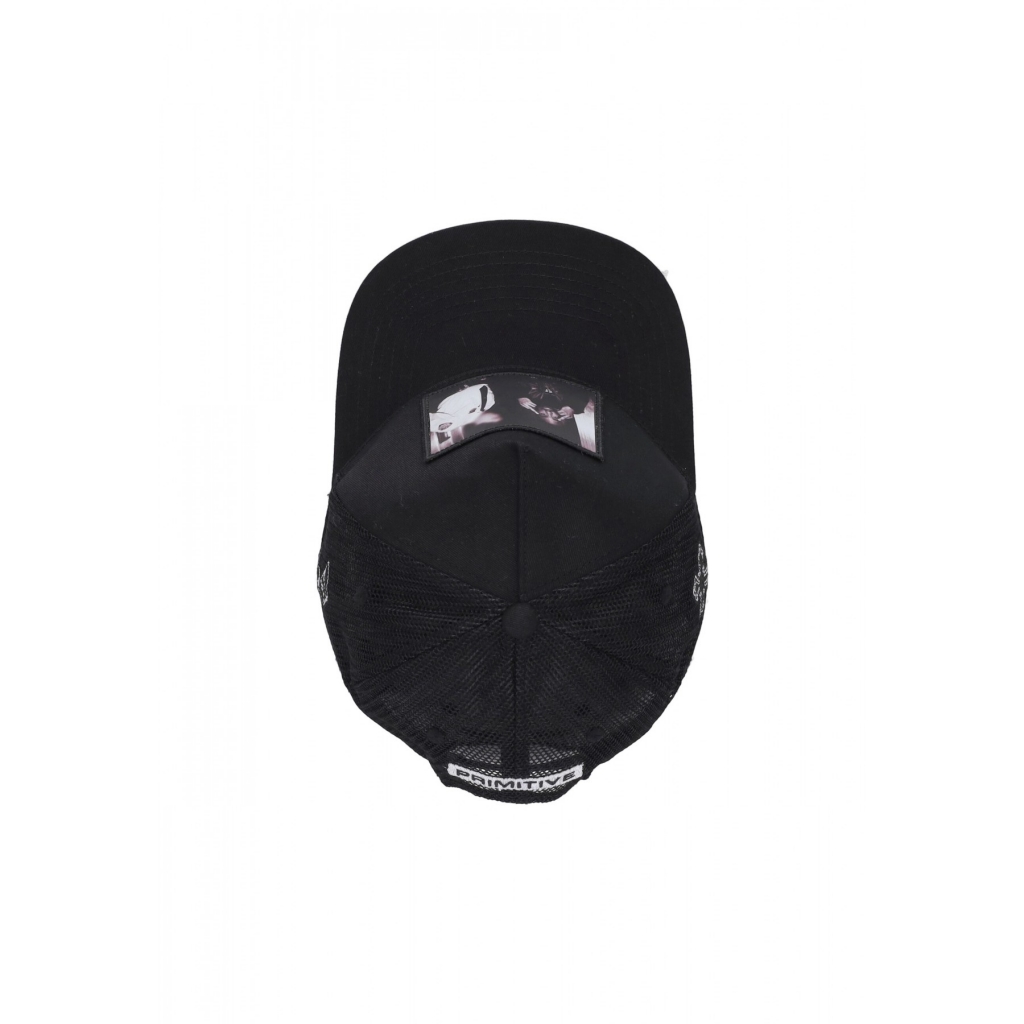 cappellino visiera curva uomo icon trucker x tupac BLACK