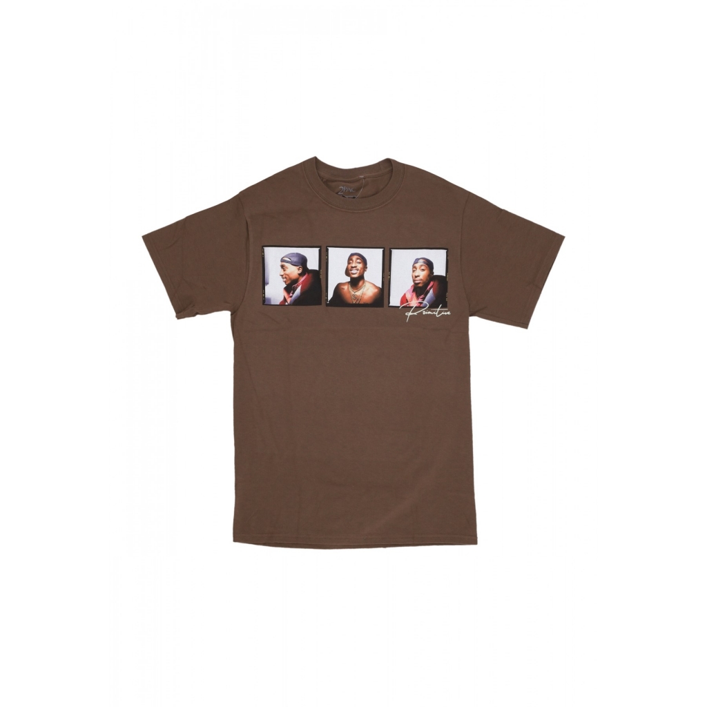 maglietta uomo truth tee x tupac BROWN