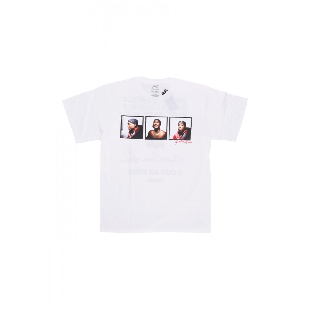 maglietta uomo truth tee x tupac WHITE