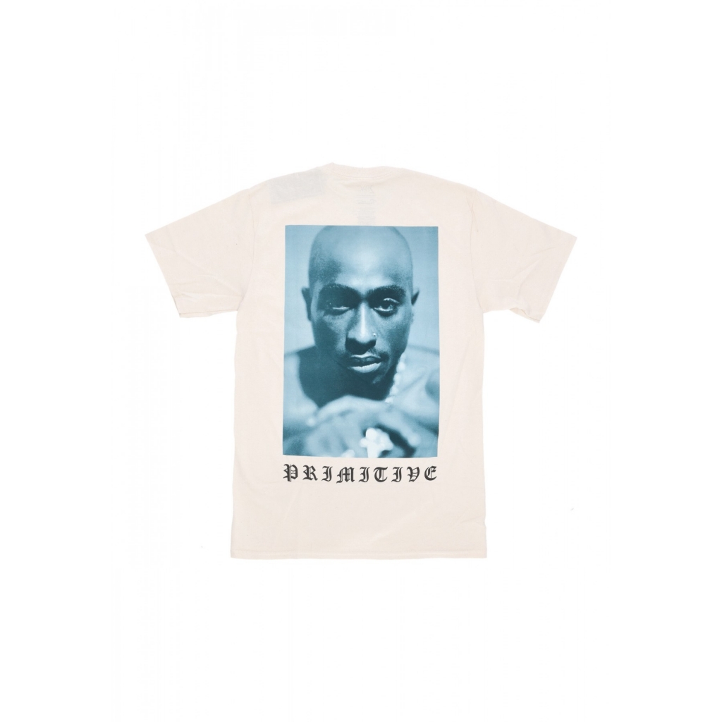 maglietta uomo royalty tee x tupac CREAM