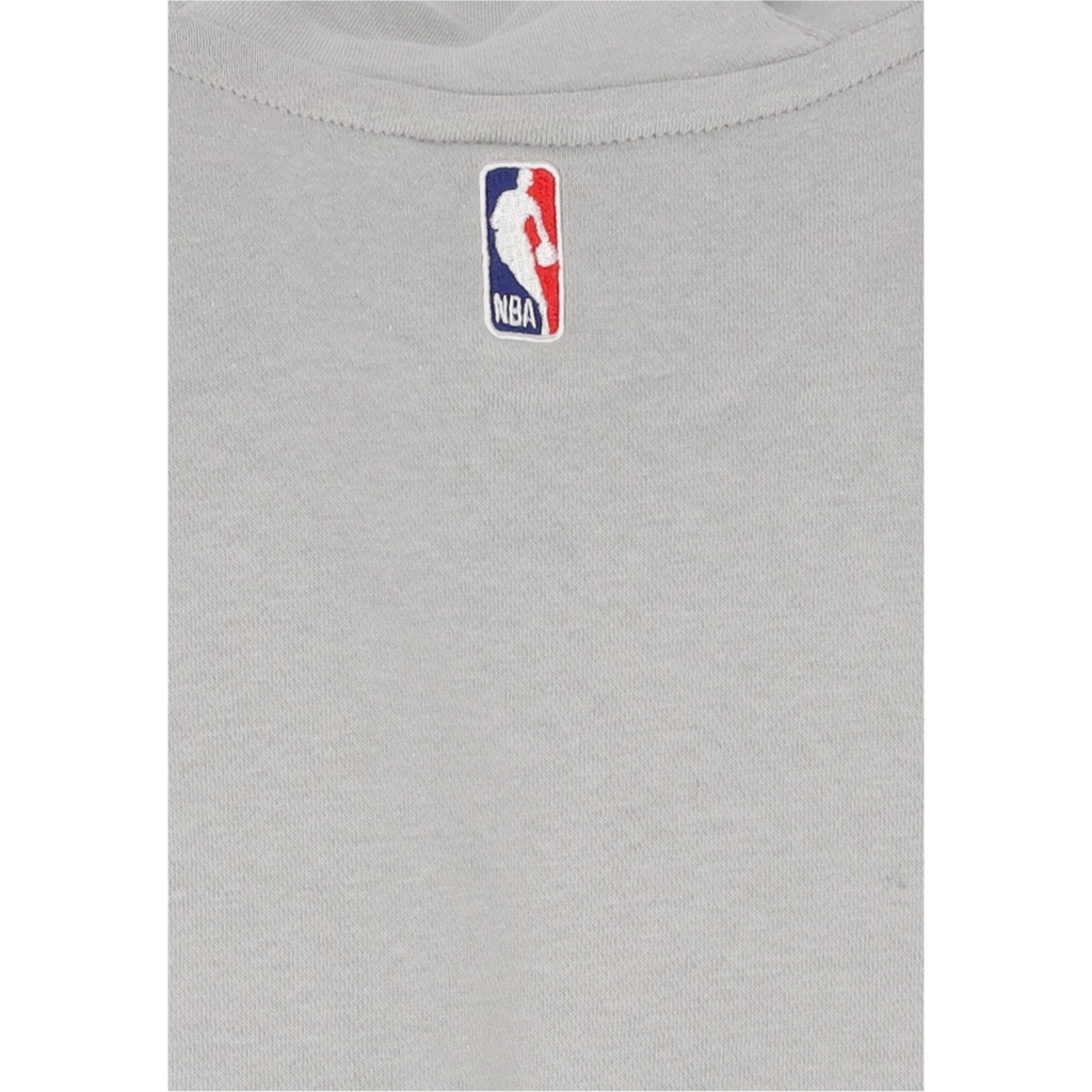 felpa cappuccio uomo nba city edition club hoodie bronet FIT SILVER/WHITE