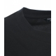 T-shirt con scritta logo nero