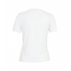 T-shirt con scritta logo bianco