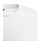 T-shirt con scritta logo bianco