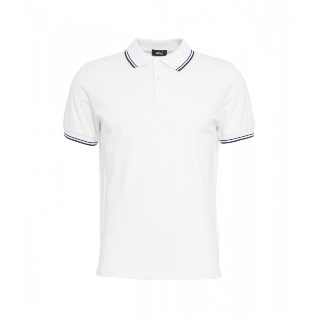 Polo con dettaglio logo bianco