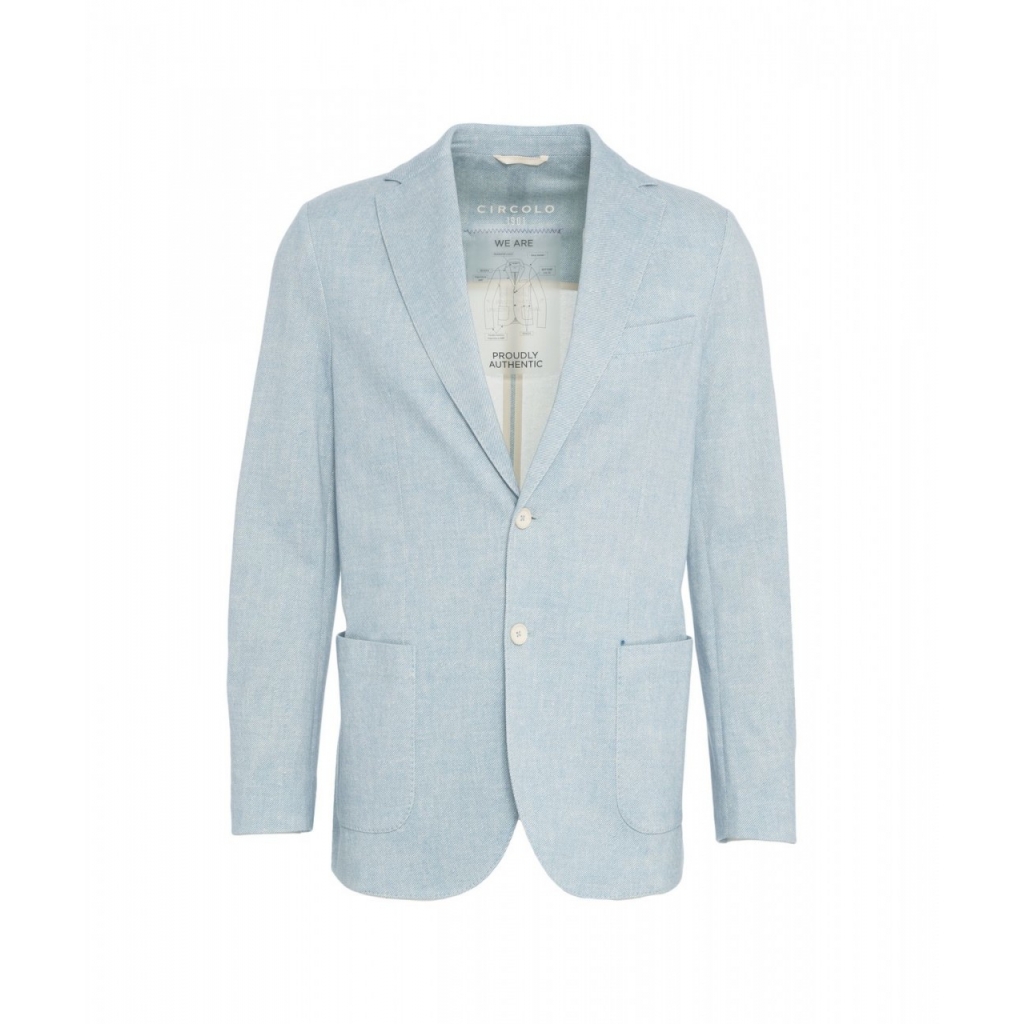 Blazer Easy Jacket azzurro