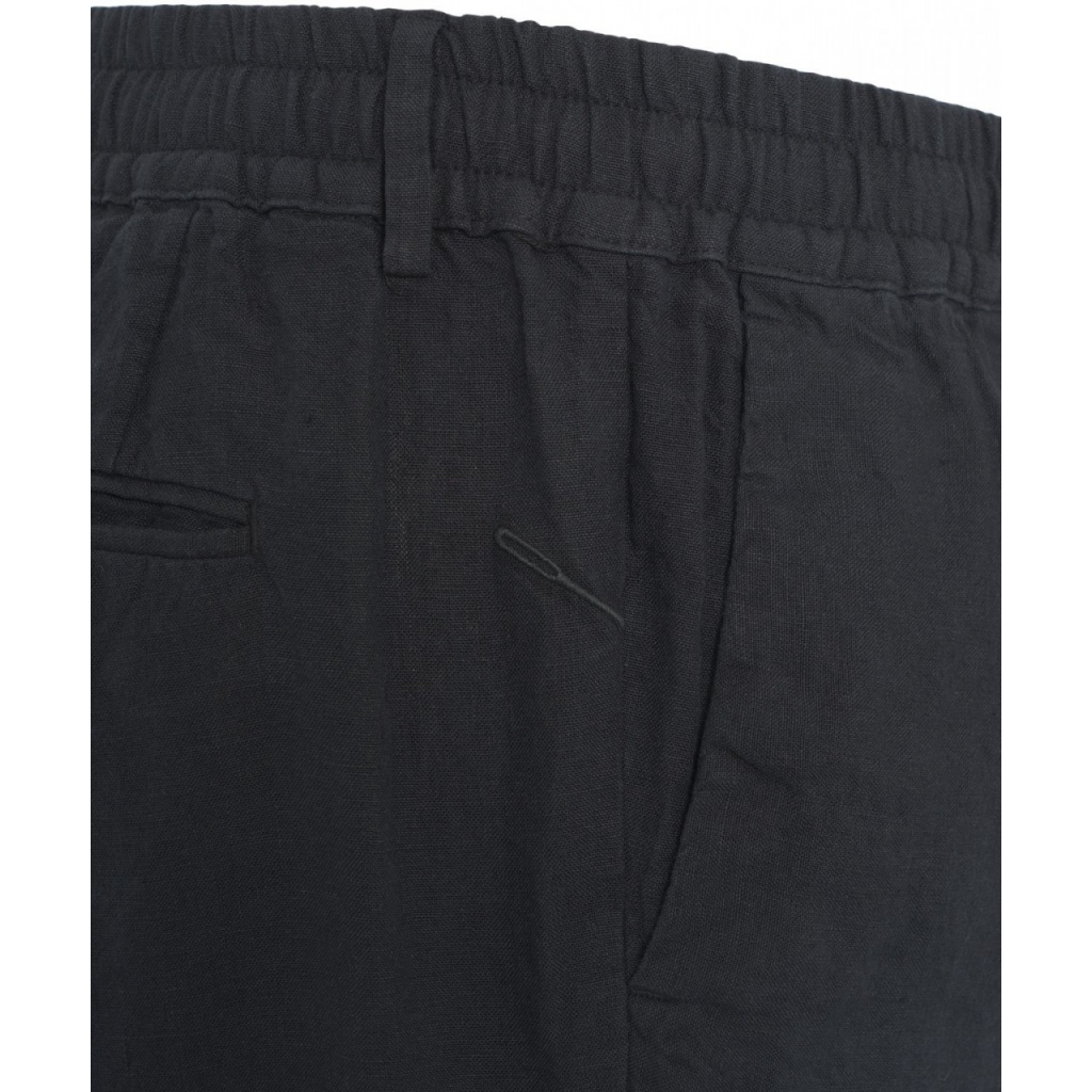 Pantaloni in lino Mitte nero