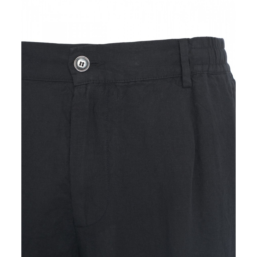 Pantaloni in lino Mitte nero