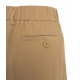 Pantaloni con risvolto Cammello