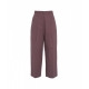 Culotte con pieghe Rubino bordeaux