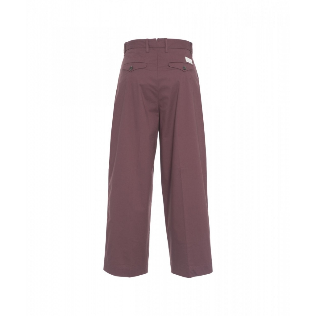 Culotte con pieghe Rubino bordeaux