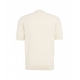 T-shirt a girocollo beige